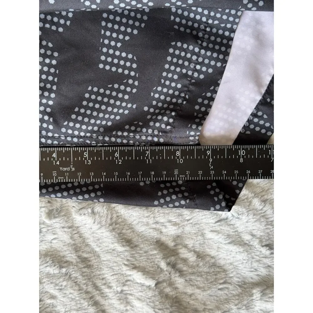 Lands End Boys Swim Trunks XL 18-20 Husky Black Camo Print Board Shorts Lined